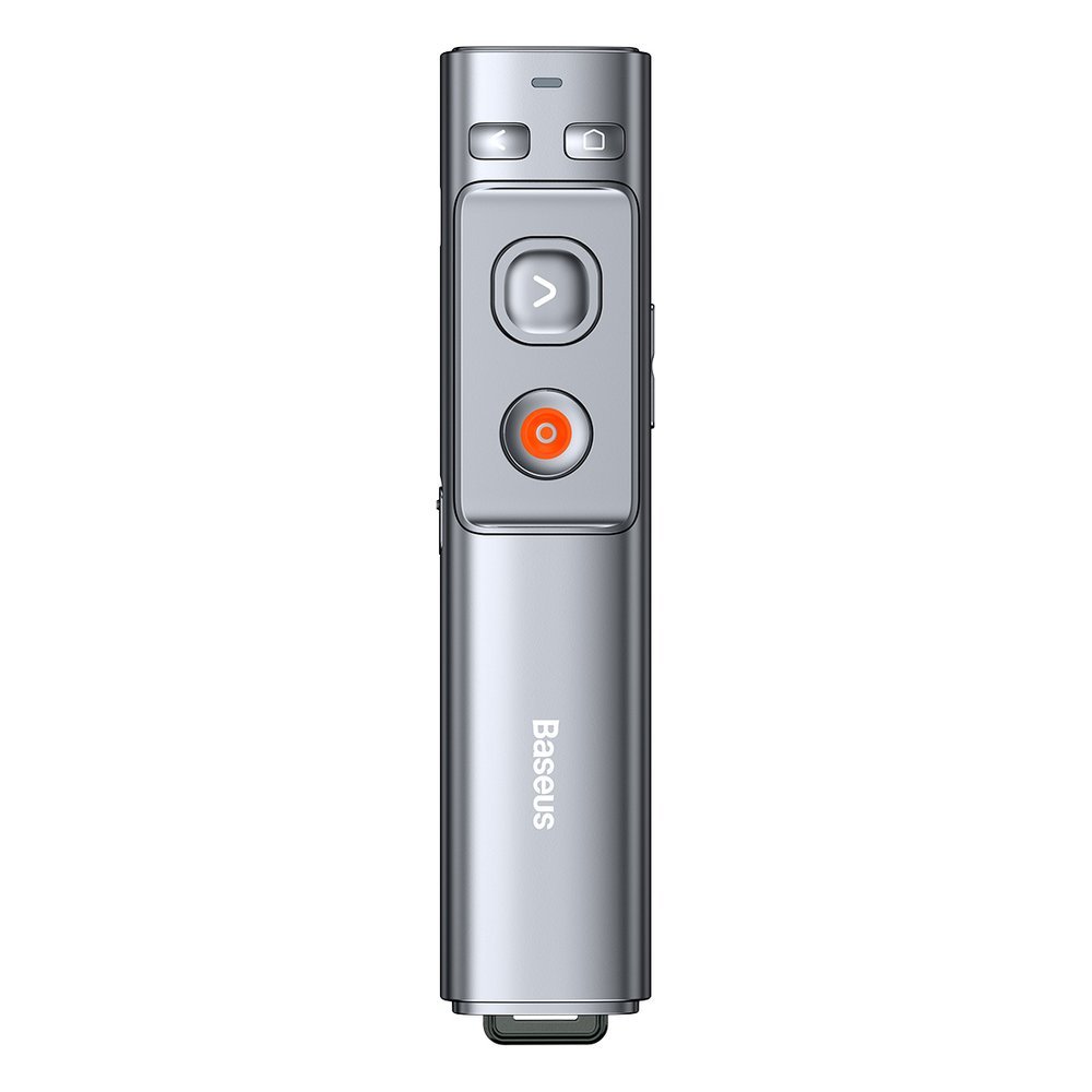 Baseus Orange Dot Langaton esittelylaserosoitin - harmaa (pariston kanssa)