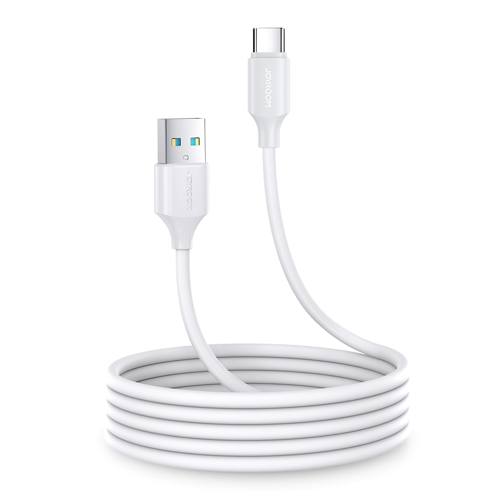 Joyroom Pitkäikäinen A9-sarjan USB-A / USB-C 3A-kaapeli 2m - valkoinen