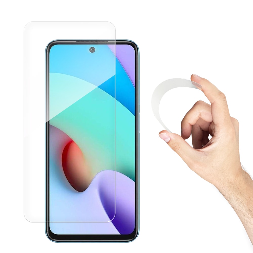 Wozinsky Nano Flexi hybridi joustava lasikalvo Xiaomi Redmi 10 karkaistu lasi
