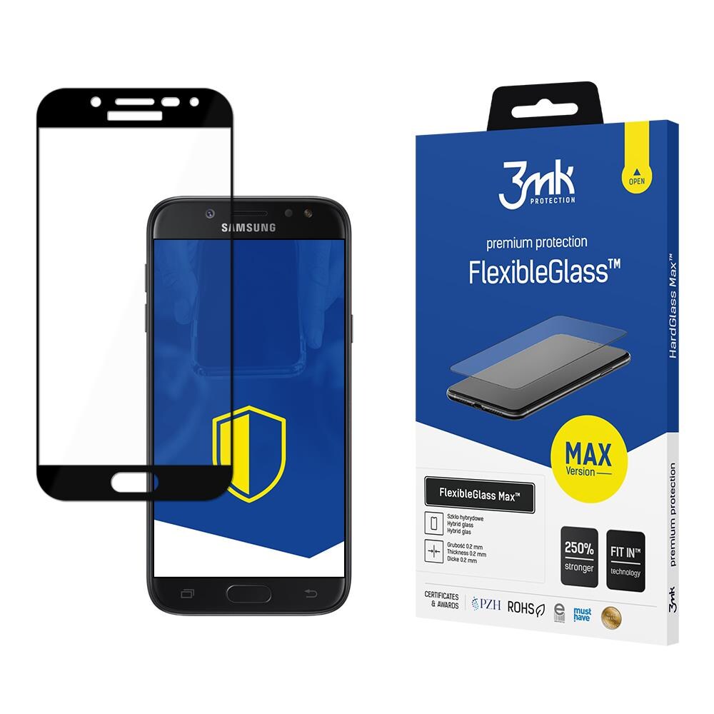 Samsung Galaxy J5 2017 Musta - 3mk FlexibleGlass Max™ FlexibleGlass Max™