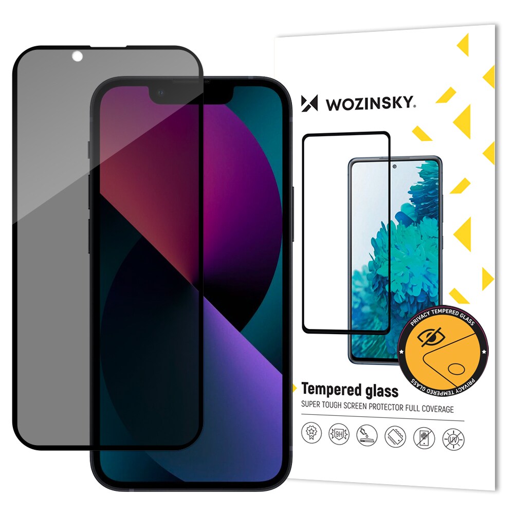 Wozinsky Yksityisyyslasi iPhone 14 Plus / 13 Pro Max, vakoilun estävä suodatin