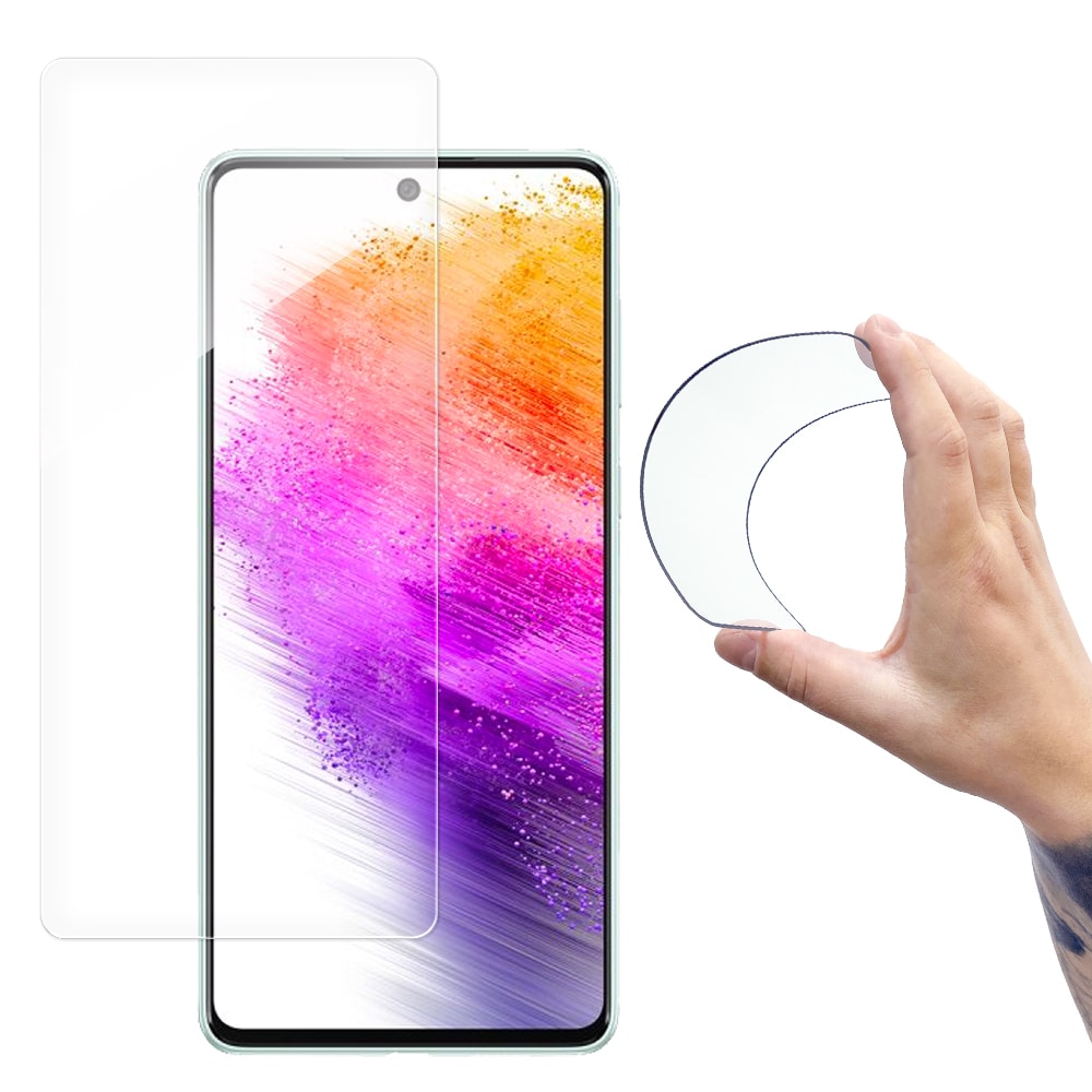 Wozinsky Nano Flexi hybridi joustava lasikalvo Samsung Galaxy A73 karkaistu lasi