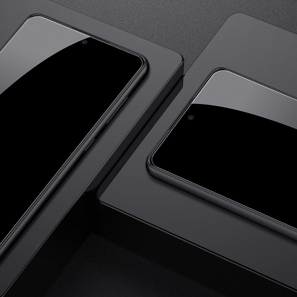 Nillkin CP+PRO ohut karkaistu lasi 0,2 mm 9H kehyksellä Samsung Galaxy A73 musta