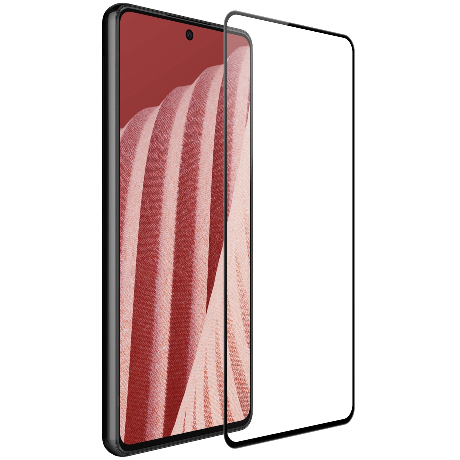 Nillkin CP+PRO ohut karkaistu lasi 0,2 mm 9H kehyksellä Samsung Galaxy A73 musta