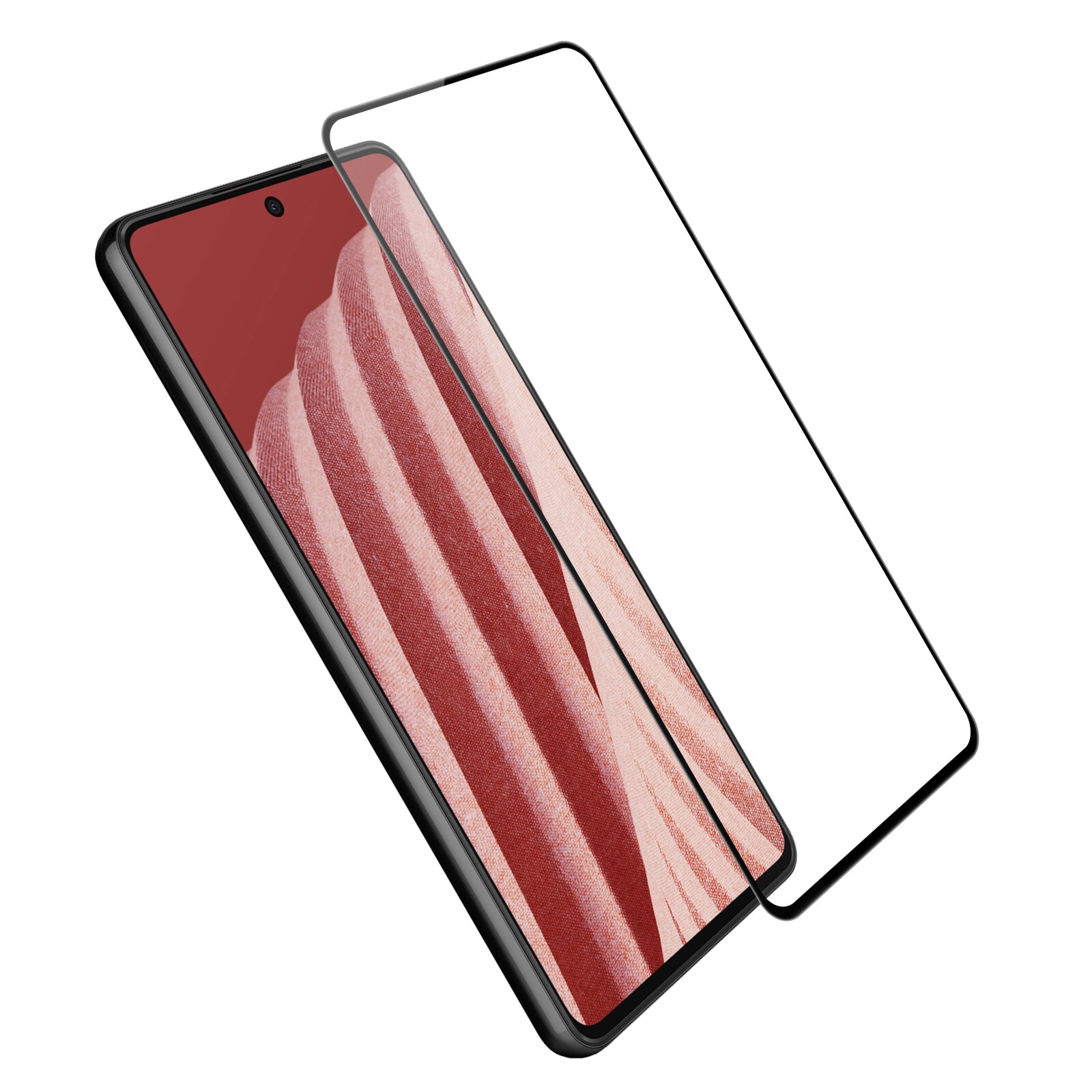Nillkin CP+PRO ohut karkaistu lasi 0,2 mm 9H kehyksellä Samsung Galaxy A73 musta