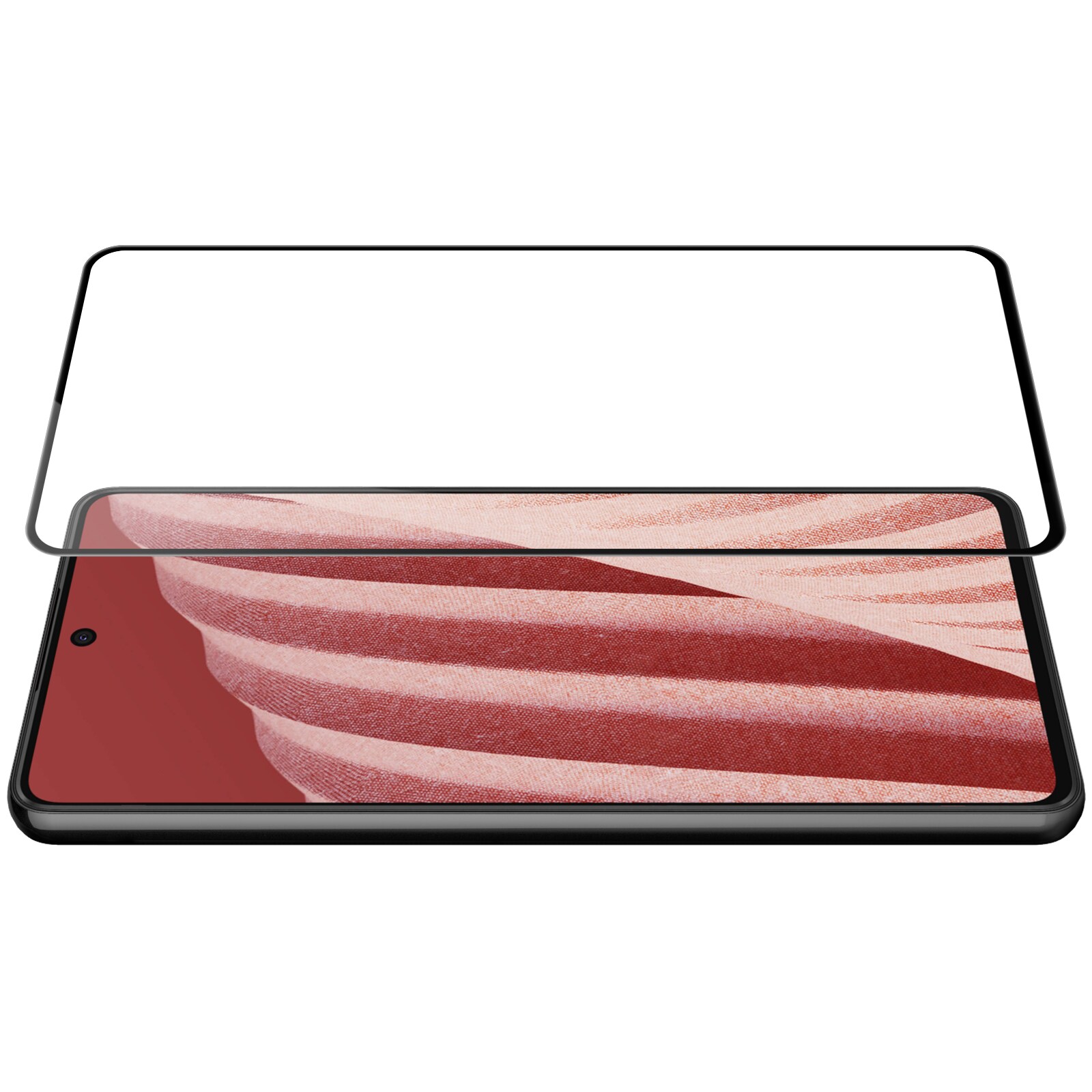 Nillkin CP+PRO ohut karkaistu lasi 0,2 mm 9H kehyksellä Samsung Galaxy A73 musta