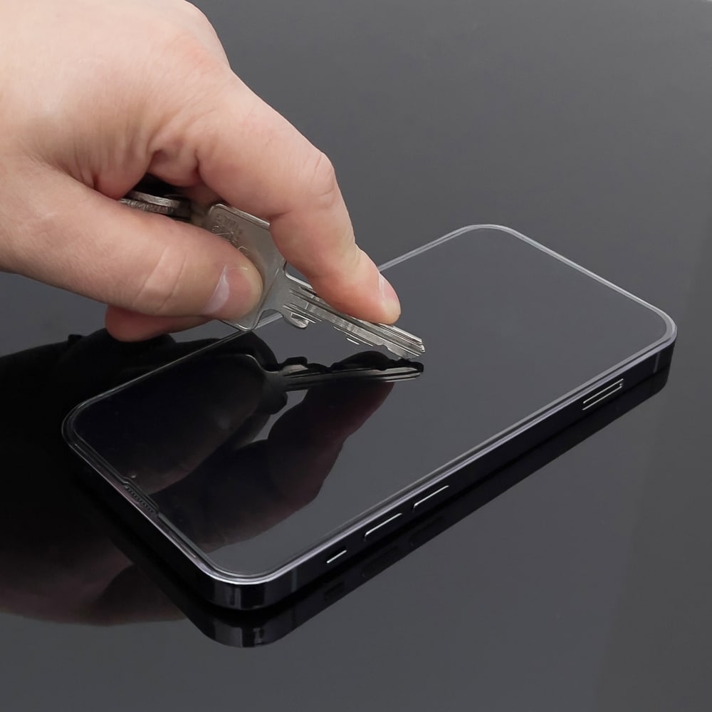 Wozinsky Täysliima Moto G51:n koko näytön karkaistu lasi mustalla kehyksellä