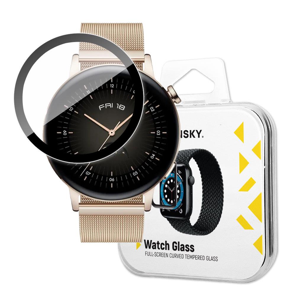 Wozinsky Hybridilasi hybridi lasille Huawei Watch GT 3 46 mm:n kellolle musta