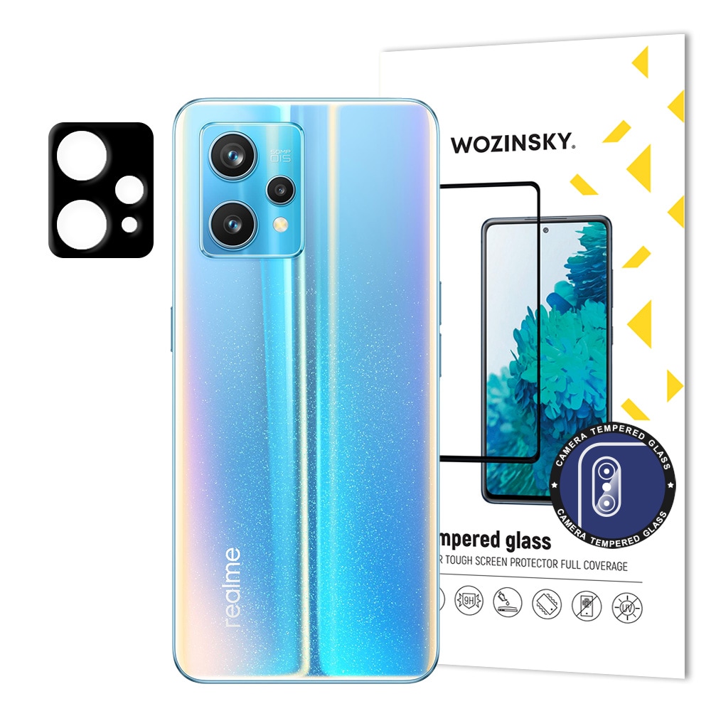 Wozinsky Täydellinen kameran lasi 9H Täydellinen kameran karkaistu lasi Realme 9 Pro -laitteelle