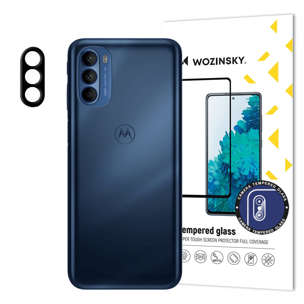 Wozinsky Täydellinen kameran lasi 9H Full Camera karkaistu lasi Motorola Moto G41:lle