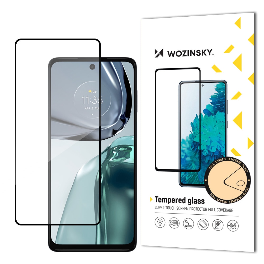 Wozinsky Täysliimattu karkaistu lasi Motorola Moto G62:lle