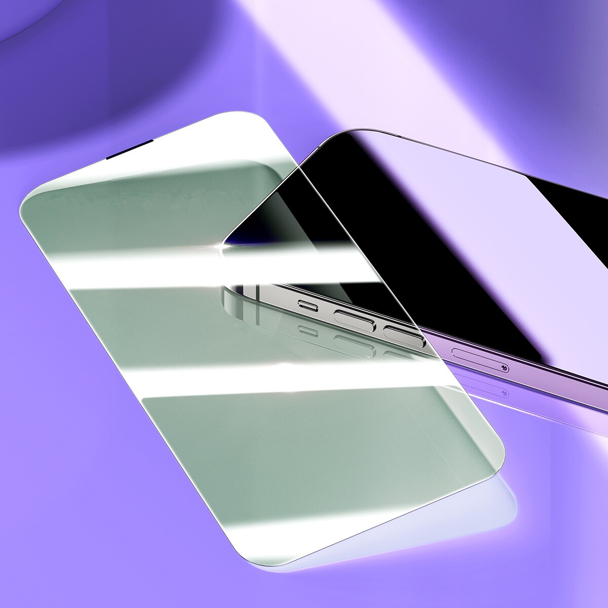 Baseus Koko karkaistu lasi iPhone 14 Pro Max, sinisen valon suodatin ja 0,3 mm kaiutin kansi