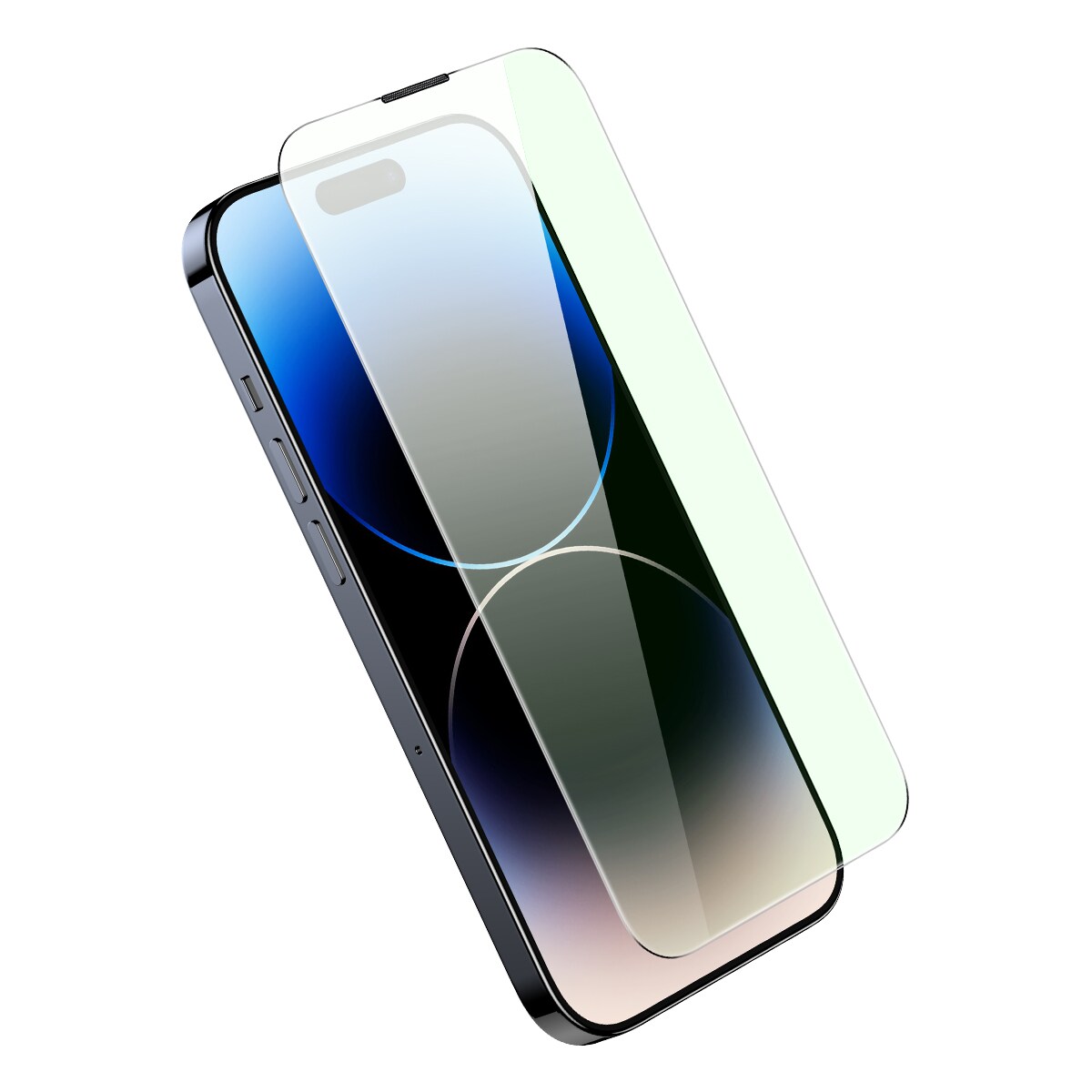 Baseus Koko karkaistu lasi iPhone 14 Pro Max, sinisen valon suodatin ja 0,3 mm kaiutin kansi
