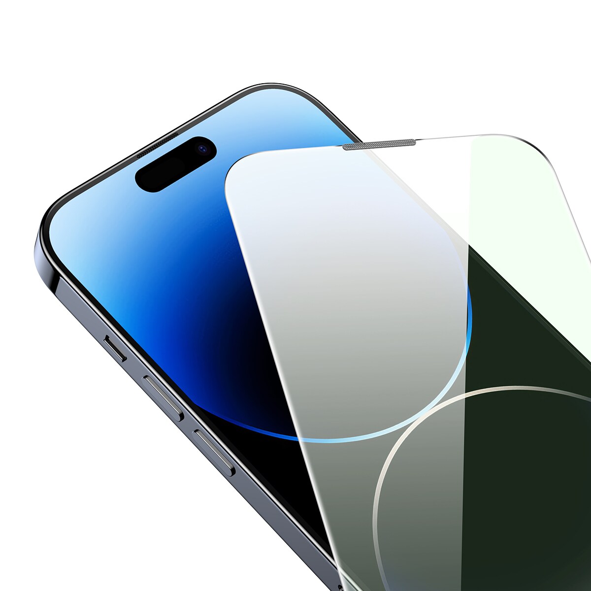 Baseus Koko karkaistu lasi iPhone 14 Pro Max, sinisen valon suodatin ja 0,3 mm kaiutin kansi