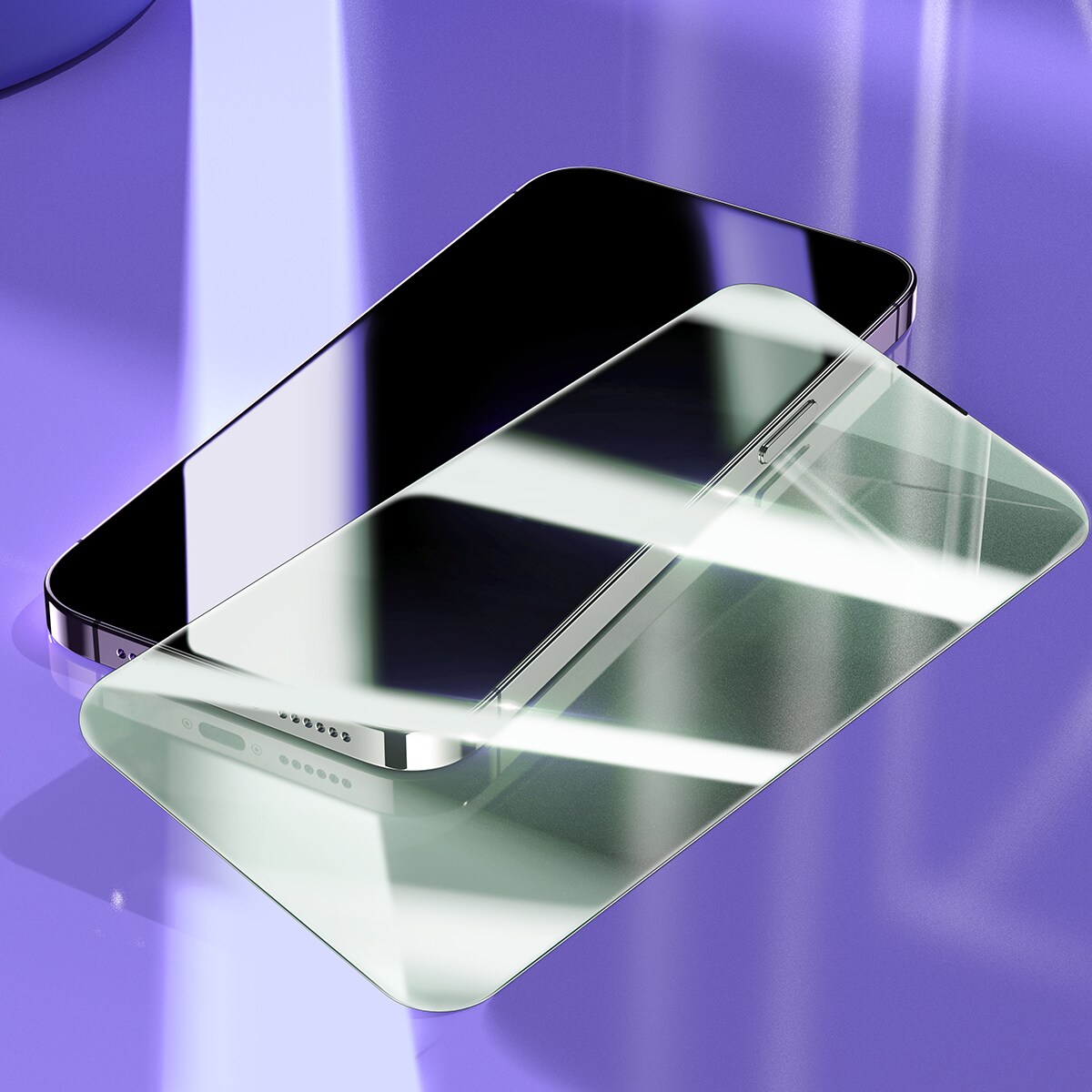 Baseus Koko karkaistu lasi iPhone 14 Pro Max, sinisen valon suodatin ja 0,3 mm kaiutin kansi