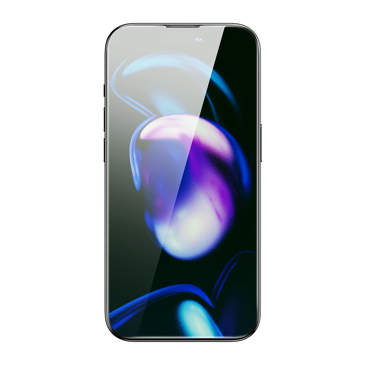 Baseus Koko iPhone 14 Pro karkaistu lasi sinisen valon suodatin 0,3 mm kaiuttimen suojus + kehys