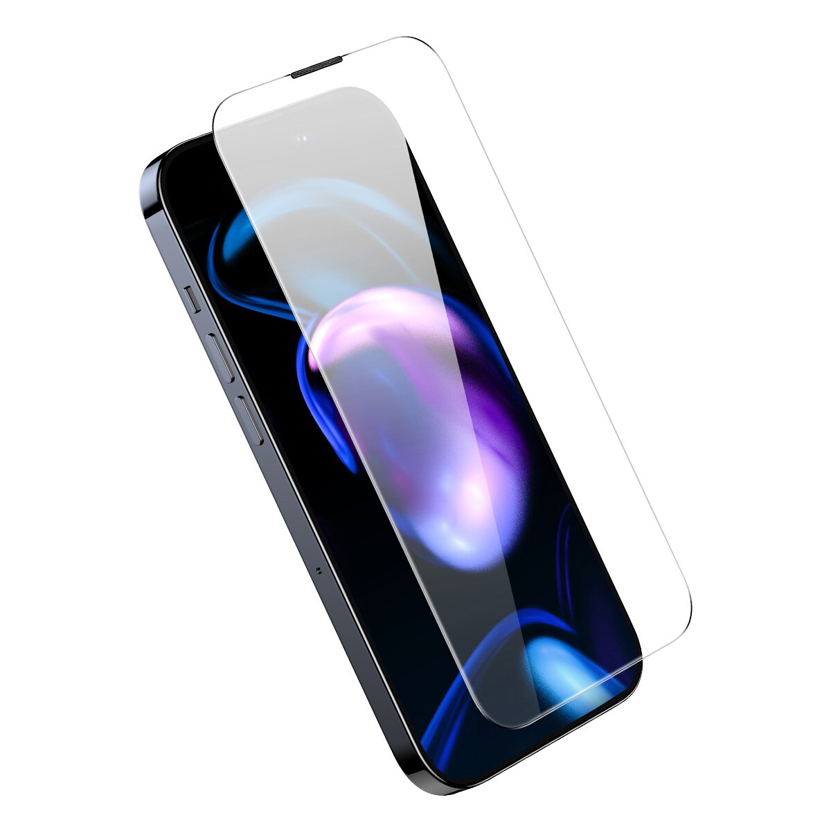 Baseus Koko karkaistu lasi iPhone 14 Pro:lle, kaiuttimen kansi 0,3 mm + kiinnityskehys