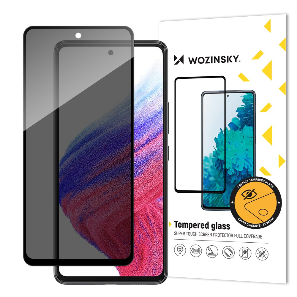 Wozinsky Yksityisyyslasi Samsung Galaxy A53 5G:lle, vakoilunesto yksityisyyssuodatin