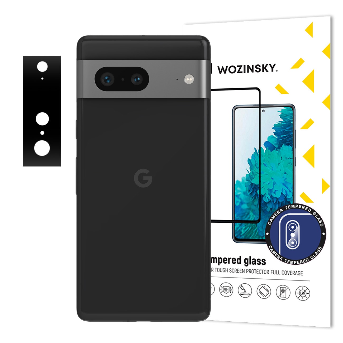 Wozinsky Täydellinen kameran lasi Google Pixel 7:lle