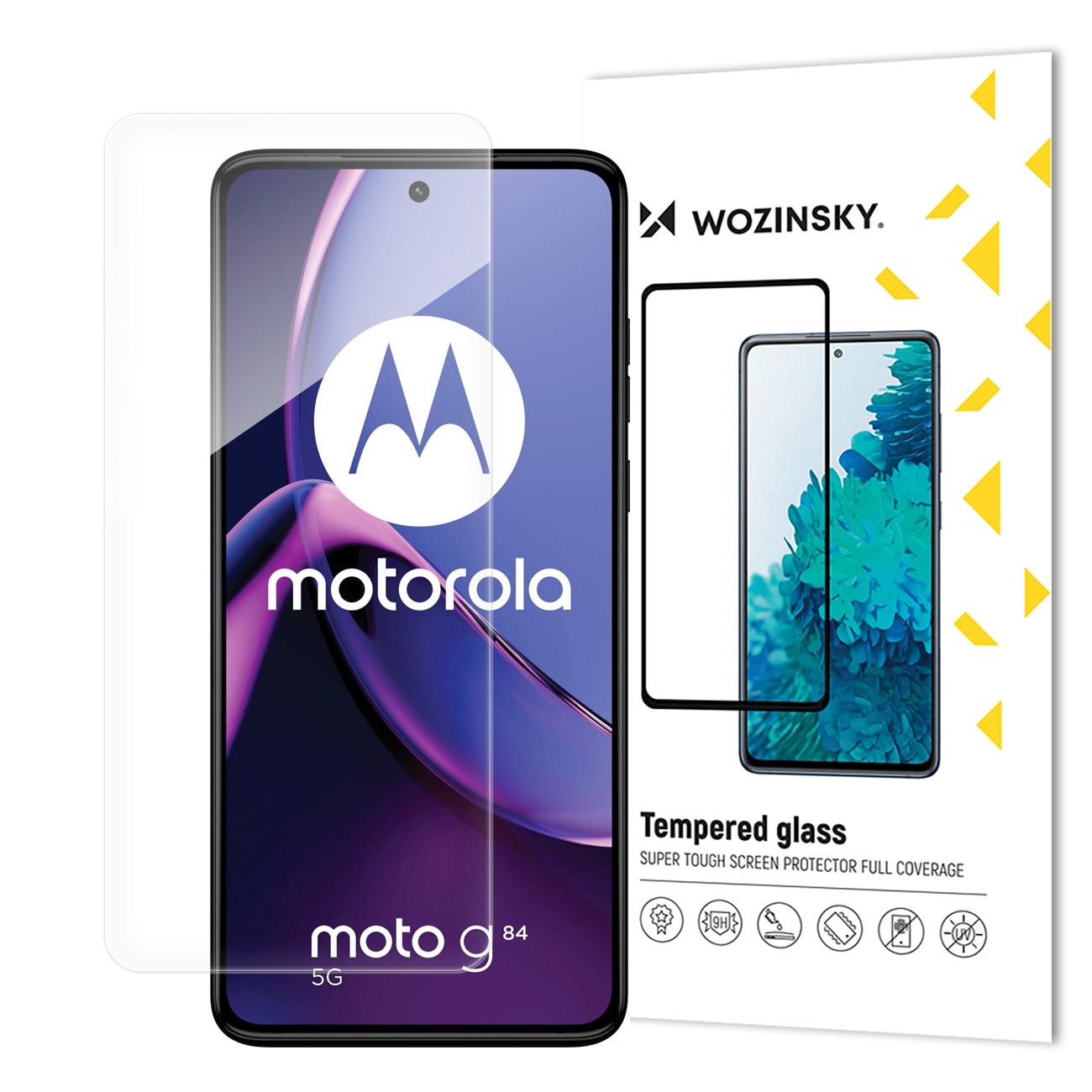 Wozinsky Karkaistu lasi Motorola Moto G84 -puhelimelle Wozinsky