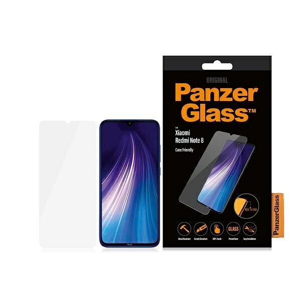 PanzerGlass E2E Säännöllinen karkaistu lasi Xiaomi Redmi Note 8 -puhelimelle