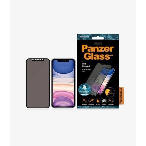 PanzerGlass E2E Super+ näytönsuojalasi iPhone XR/11 mustalla kehyksellä