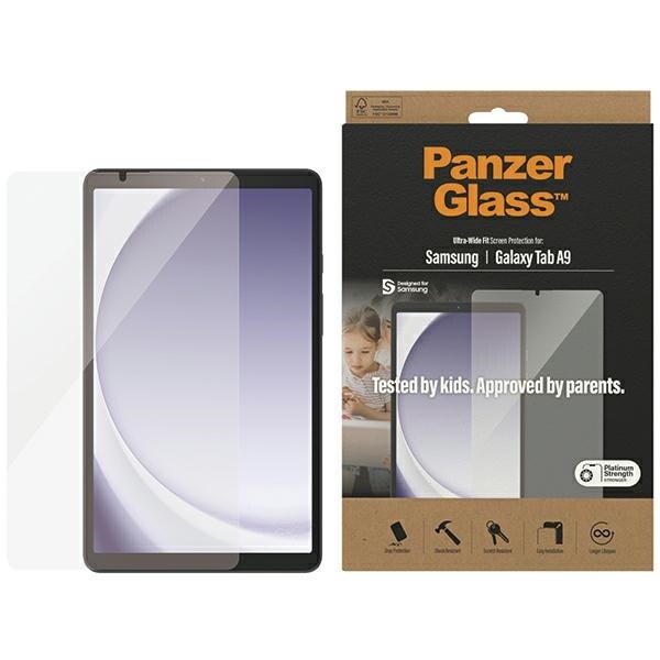 PanzerGlass Ultra-Wide Fit karkaistu lasi Samsung Galaxy Tab A9:lle