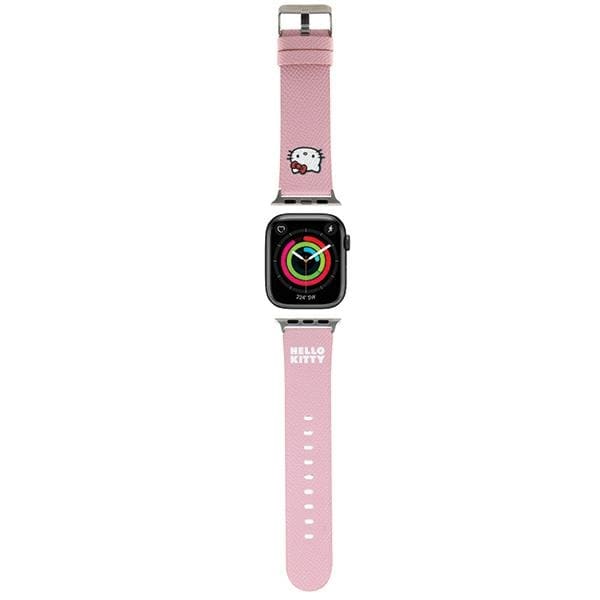 Hello Kitty Kitty Head hihna Apple kelloon 38/40/41mm - vaaleanpunainen - vaaleanpunainen
