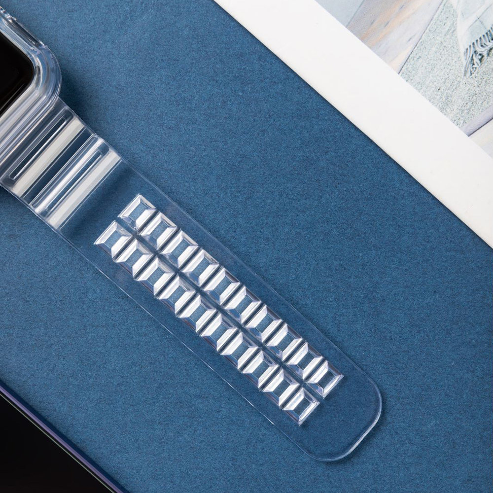 Silikoni hihna rannekorun tapauksessa hihnan valosarja Apple Watch 40mm - musta - musta
