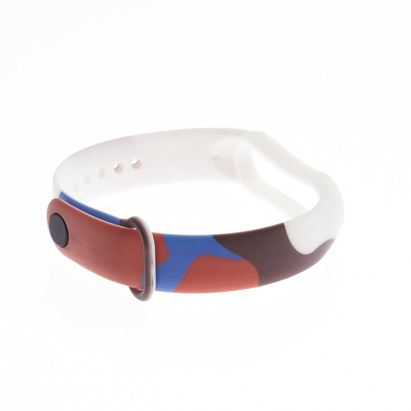 Hihna Moro bändi Xiaomi Mi Band 3 / 4 silikonihihna katsella rannekoru malli 8