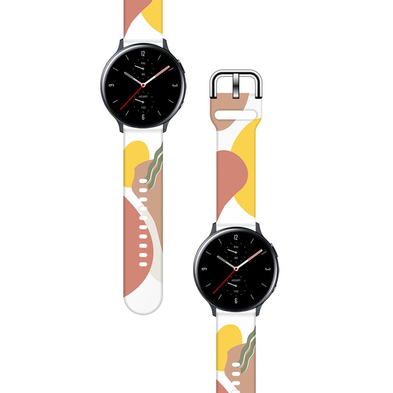 Hihna Moro Samsung Galaxy Watch 40 / 41 / 42 / 43 / 44 mm silikoni rannekorun kellonauha - kuvio 7