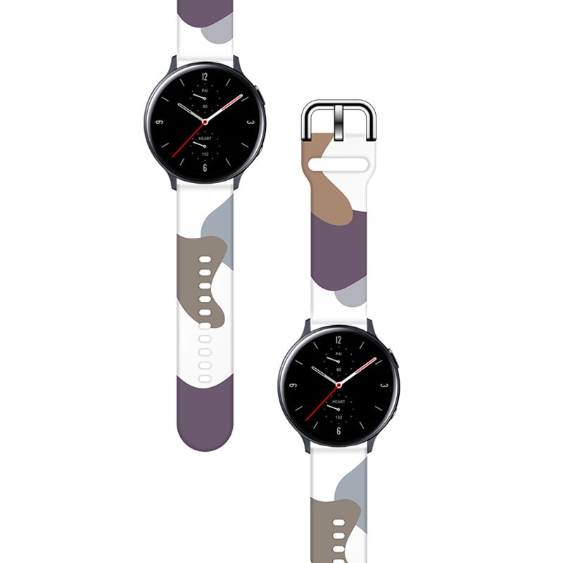Hihna Moro Samsung Galaxy Watch 40 / 41 / 42 / 43 / 44 mm silikoni rannekorun kellonauha - kuvio 9