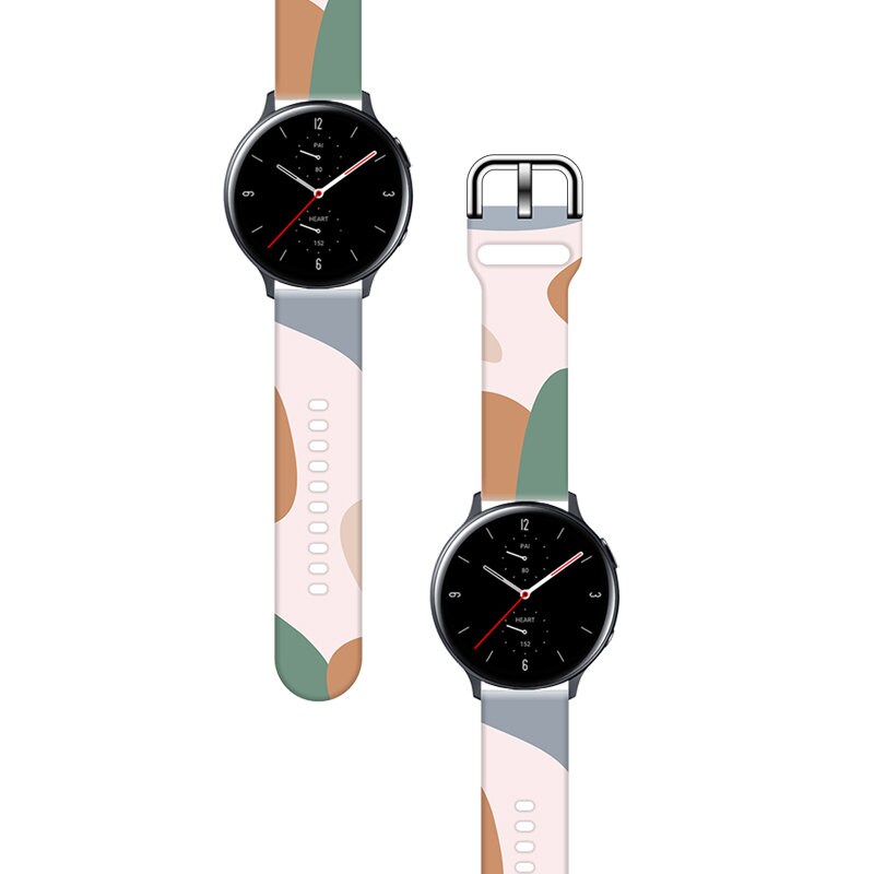 Hihna Moro Samsung Galaxy Watch 40 / 41 / 42 / 43 / 44 mm silikoni rannekorun kellonauha - kuvio 11