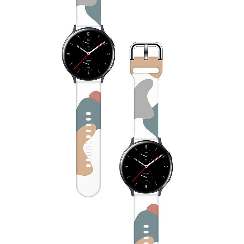 Hihna Moro Samsung Galaxy Watch 45 / 46 / 47 mm silikoni rannekorun kellonauha - kuvio 2