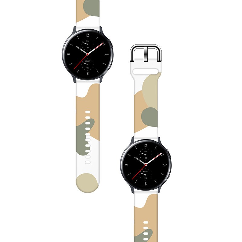Hihna Moro Samsung Galaxy Watch 45 / 46 / 47 mm silikoni rannekorun kellonauha - kuvio 6