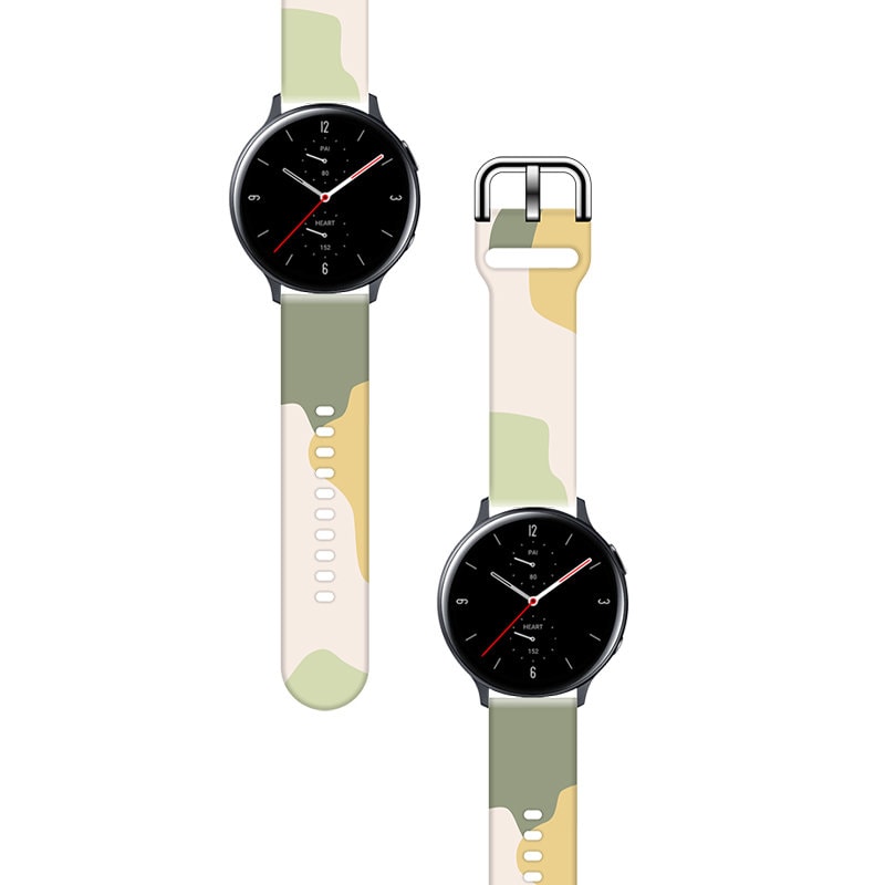 Hihna Moro Samsung Galaxy Watch 45 / 46 / 47 mm silikoni rannekorun kellonauha - kuvio 14