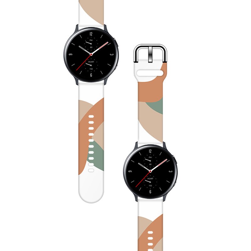 Hihna Moro Samsung Galaxy Watch 40 / 41 / 42 / 43 / 44 mm silikoni rannekorun kellonauha - kuvio 3
