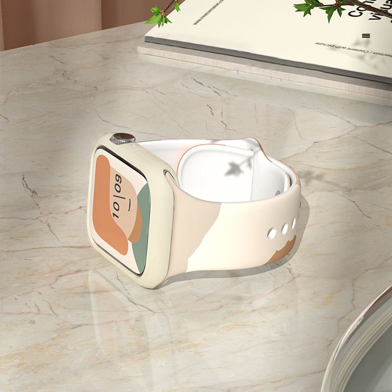 Silikonihihna Moro kellon rannekorun hihna Apple Watch 42 / 44 / 45 / 49 mm - Kuvio 5