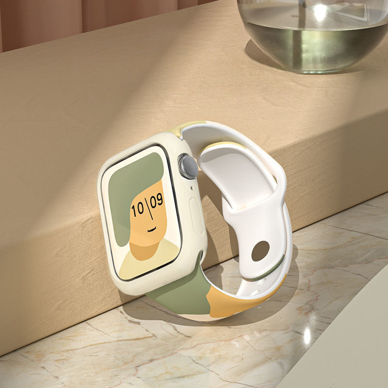 Silikonihihna Moro Watch rannekorun rannekorun bändi Apple Watch 38 / 40 / 41 mm - Kuvio 1
