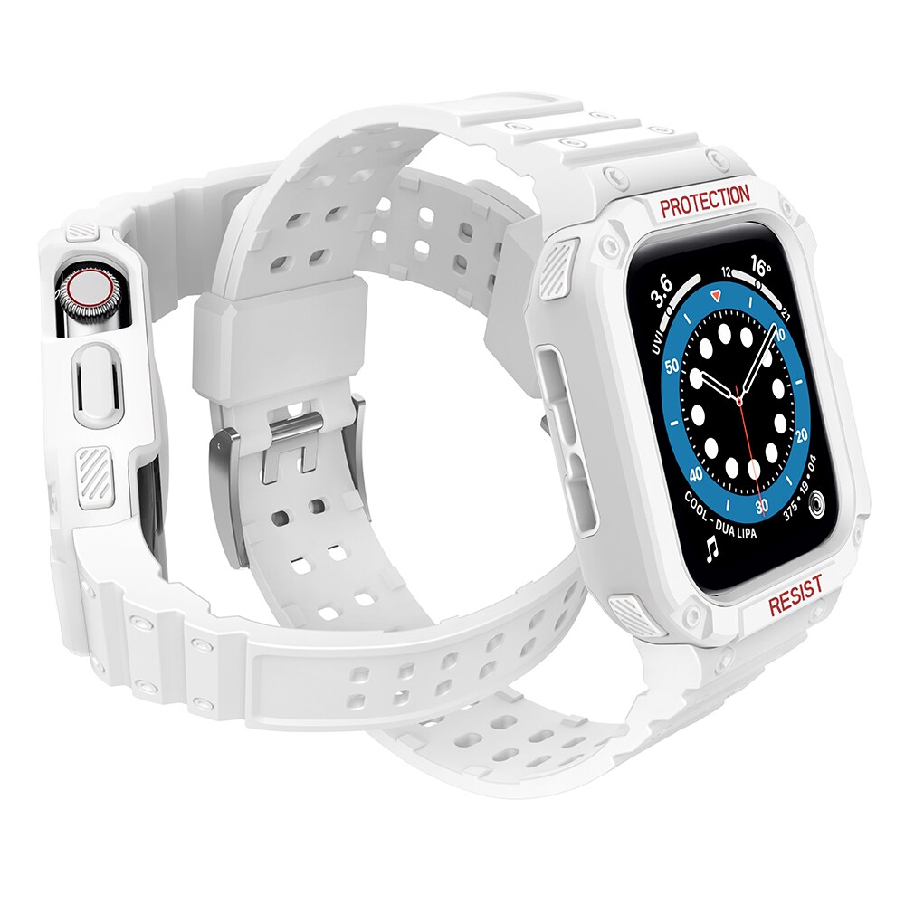 Suojaa hihna hihna Apple Watch 38/40/41mm panssaroitu asia hihna - Valkoinen