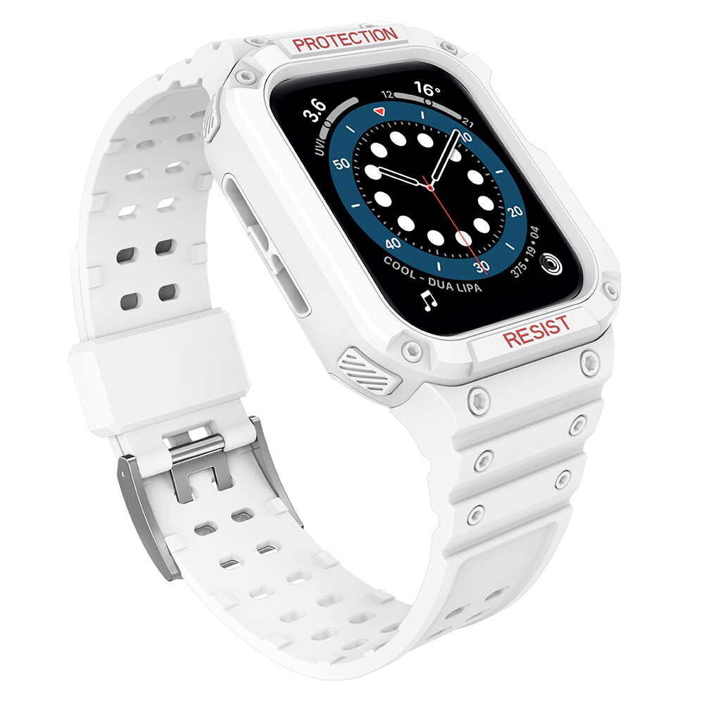 Suojaa hihna hihna Apple Watch 38/40/41mm panssaroitu asia hihna - Valkoinen