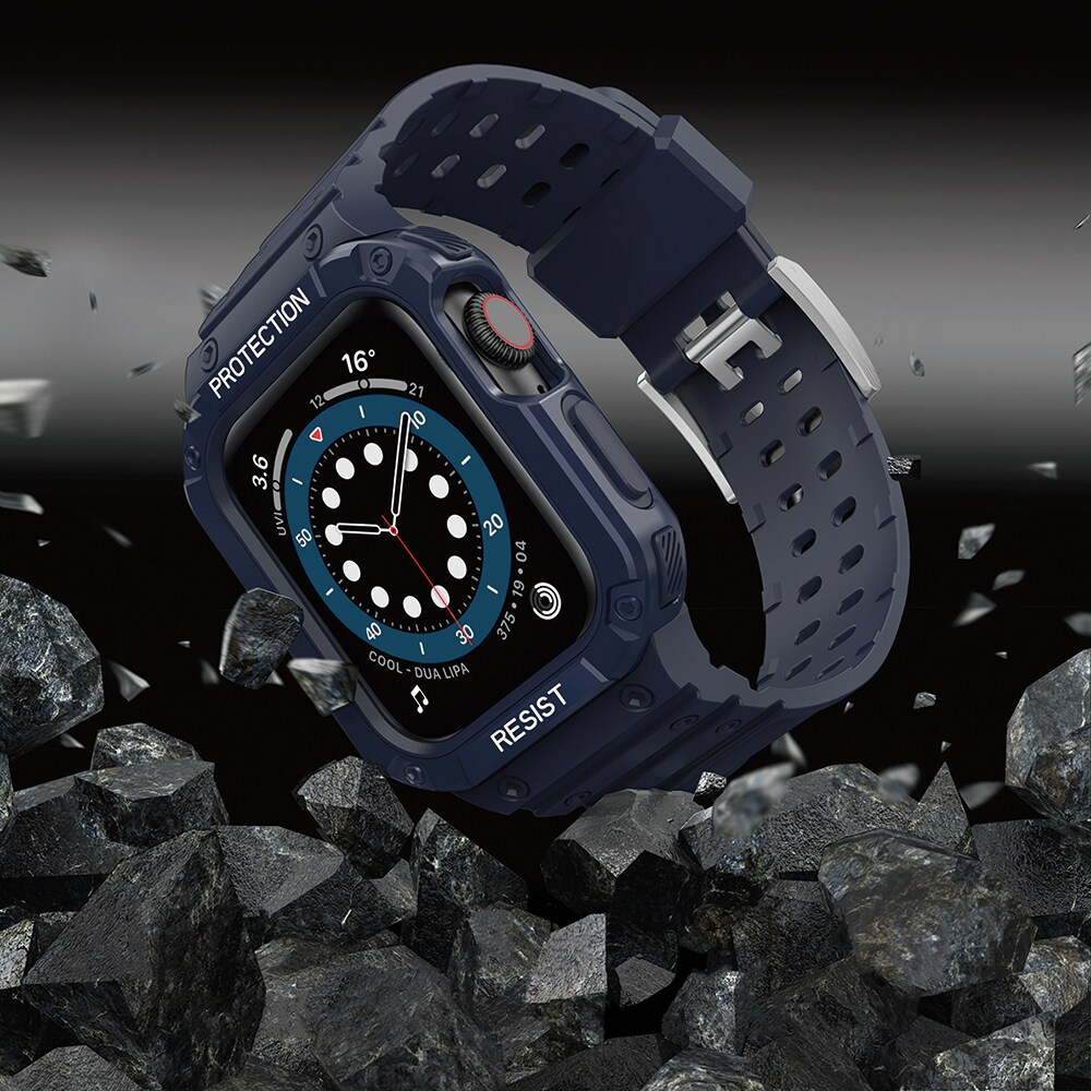 Suojaa hihna hihna Apple Watch 38/40/41mm panssaroitu asia hihna - sininen