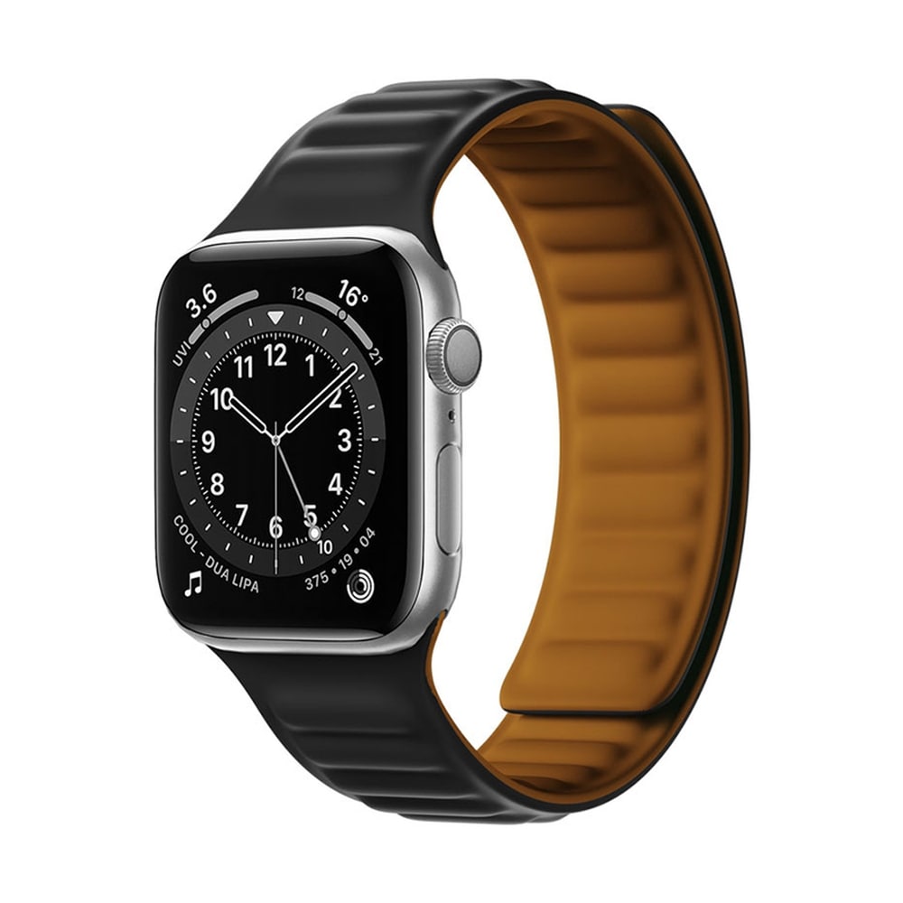 Magneettiranneke Magneettiranneke Rannekoru Apple kellolle 41mm - Musta