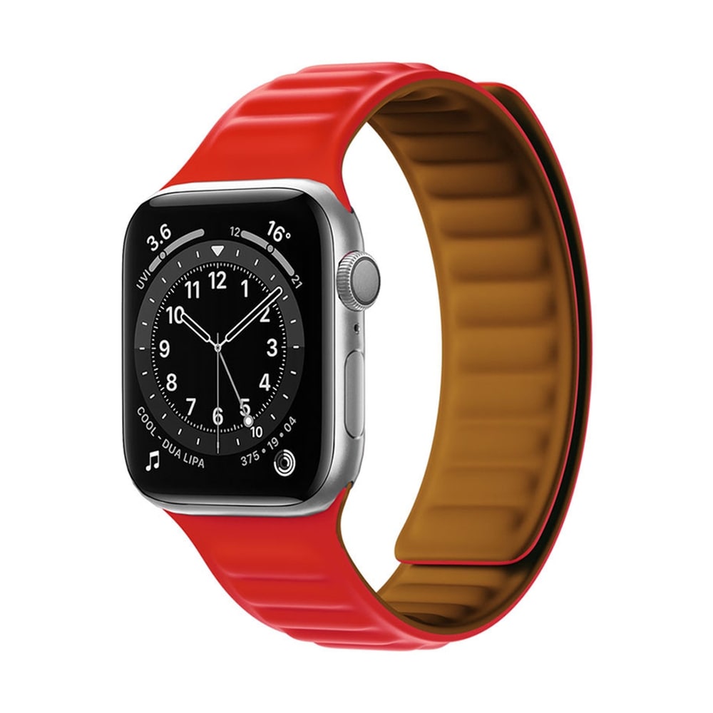 Magneettiranneke Magneettiranneke Rannekoru Apple Kellolle 41mm - Punainen