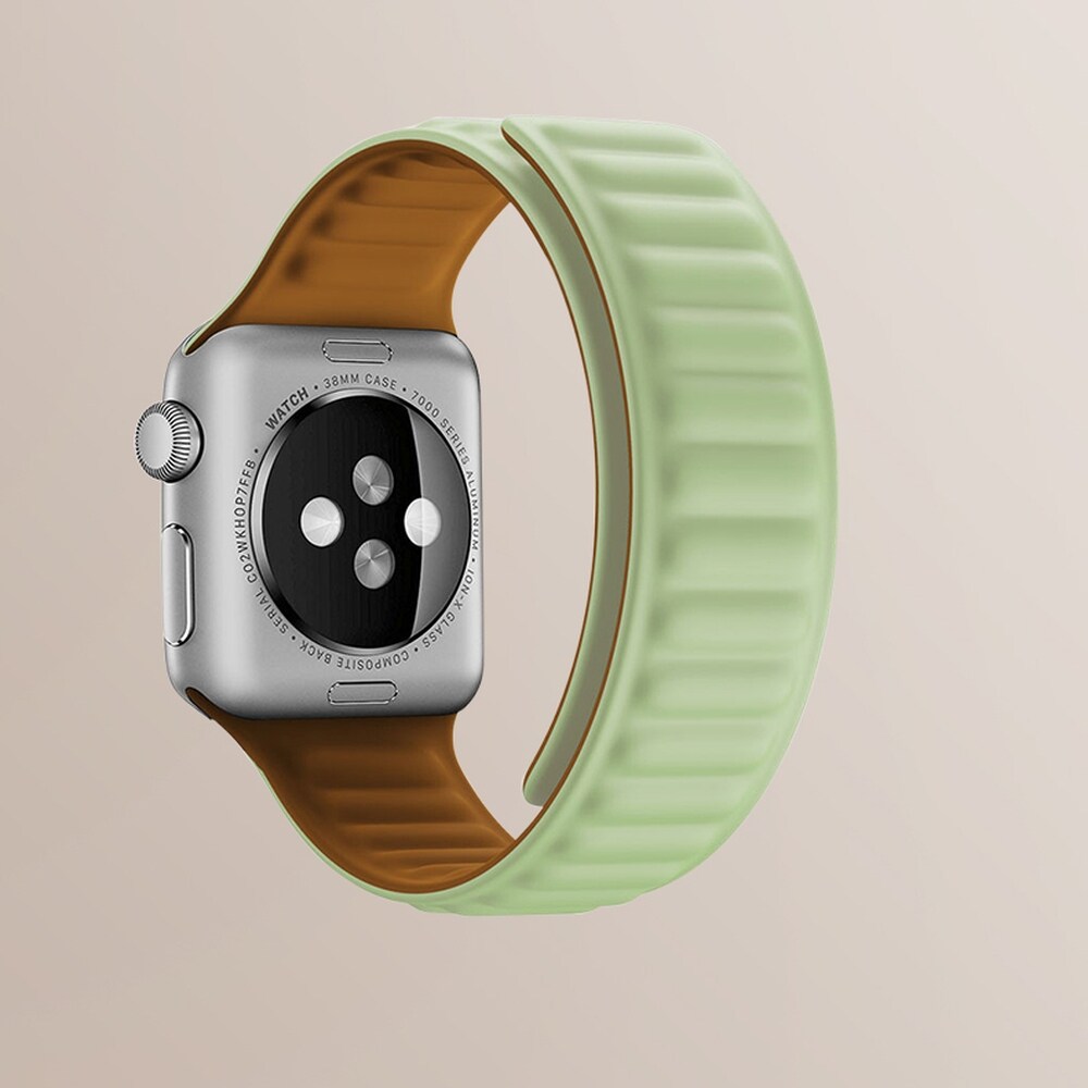 Magneettiranneke Magneettiranneke Rannekoru Apple Kellolle 45mm - Punainen