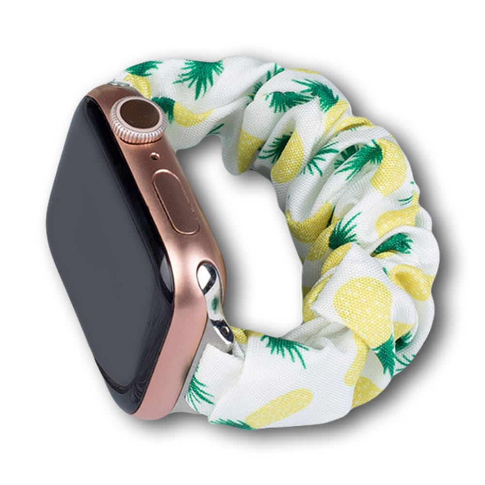 Kangas bändi Apple Watch 38 / 40 / 41 mm hihna rannekoru kuminauha - ananas