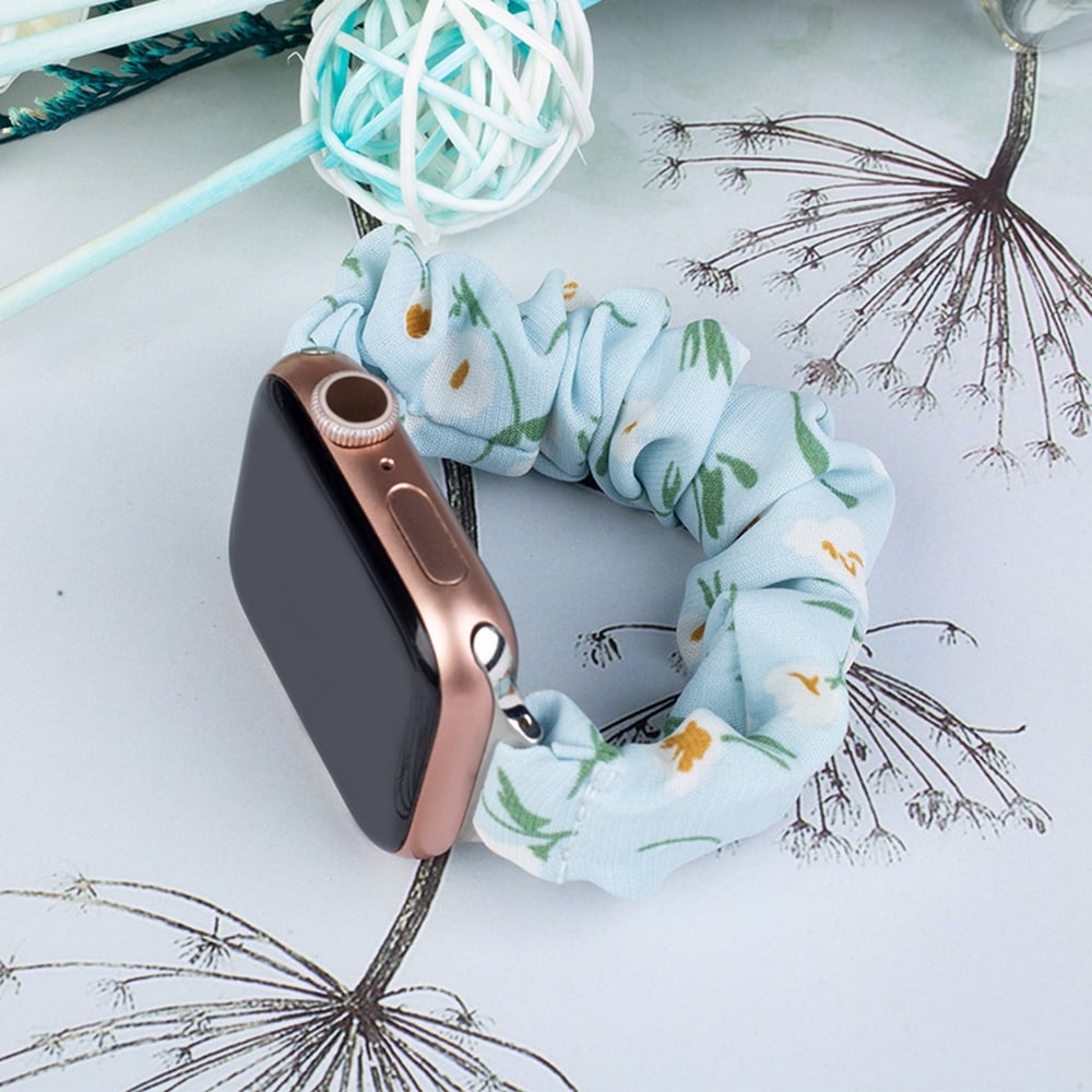 Kangas Apple Kellonauha 42/44/45mm hihna rannekoru Elastinen nauha - sininen