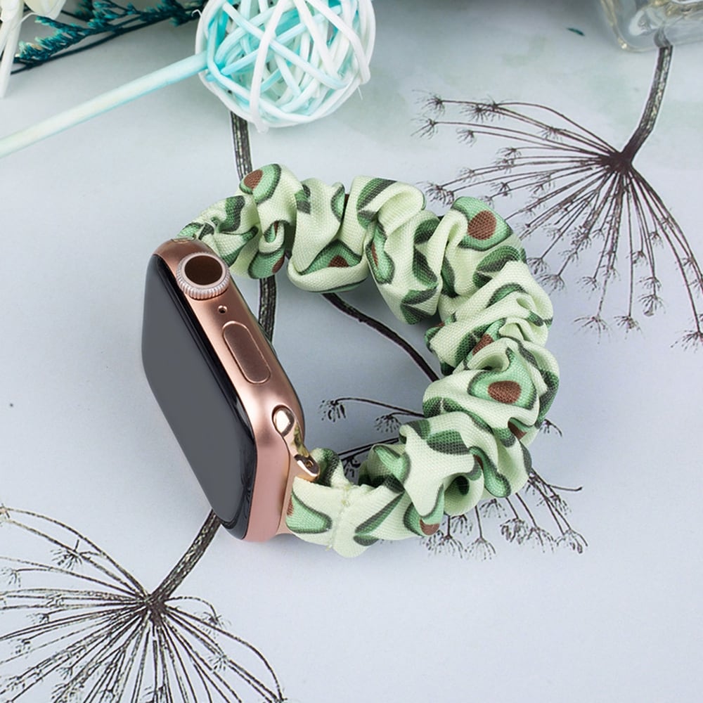 Kangas nauha Apple Watch 42 / 44 / 45 mm hihna rannekoru kuminauha - avokado