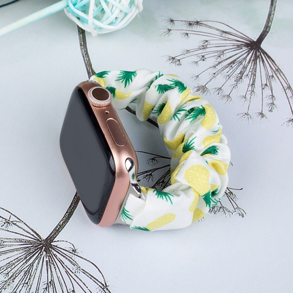 Kangas nauha Apple Watch 42 / 44 / 45 mm hihna rannekoru kuminauha - ananas