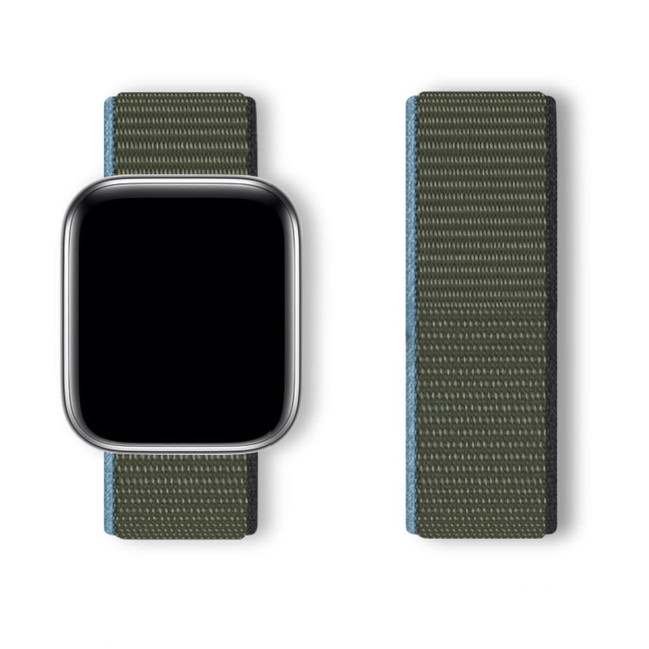 Sport Loop hihna Apple kellolle 38 / 40 / 41 mm - vihreä